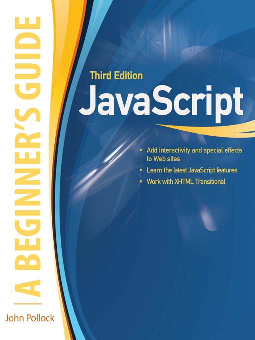 Title details for JavaScript, A Beginner's Guide by John Pollock - Available